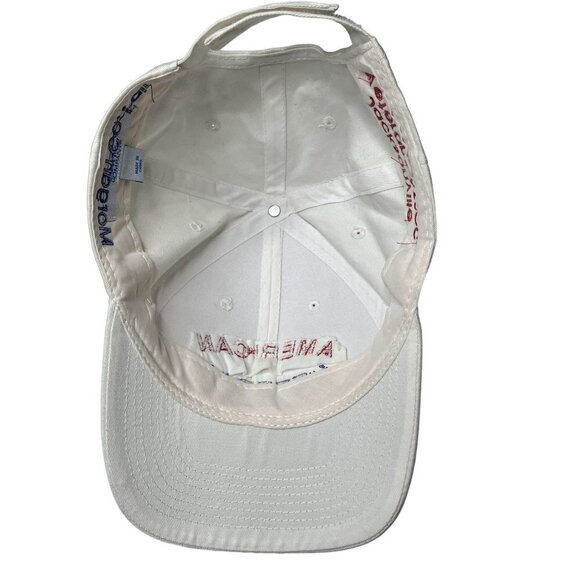 American Military Veteran Hat Cap‎ Adults Strap Back Red White Blue Baseb… - Picture 7 of 8